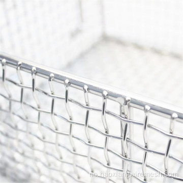 Tilpasset størrelse akseptert SS304 Metal Mesh Basket